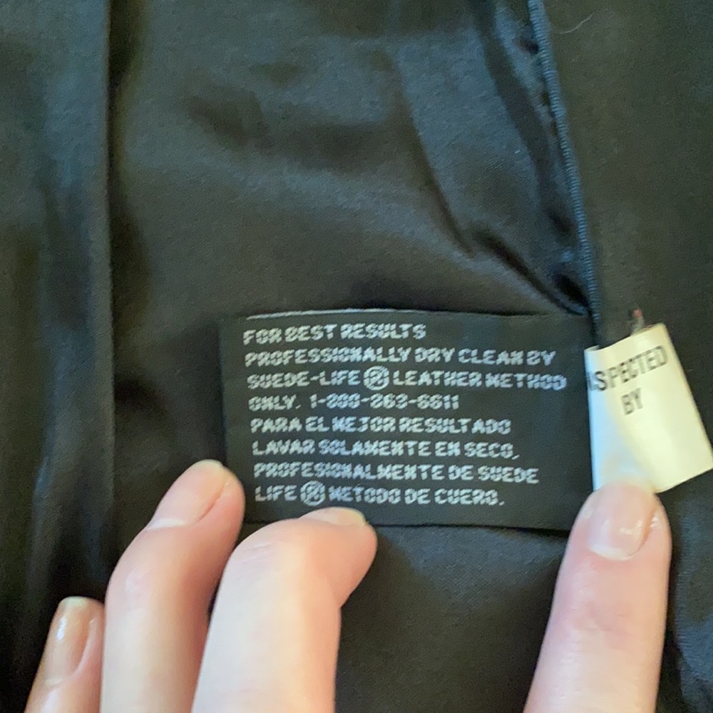 VINTAGE‼️GENUINE LAMBSKIN LEATHER JACKET! - Picture 9 of 16